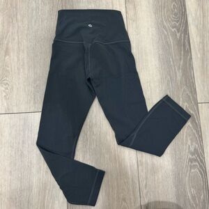Lululemon Align Crop *21" Black Granite